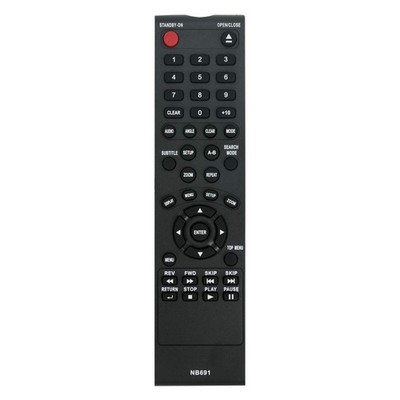 NB691 NB691UD Replaced Remote for Magnavox DVD CD Player MDV2300/F7 MDV2100/F7