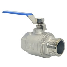 1-1/4 Inch Full Port Ball Valve 304 Stainless Steel Heavy Duty Water Oil Gas
