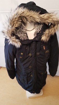 Khujo Herren Wintermantel superwarm m. Fellimitatkragen - Nichtraucherhaushalt -