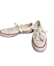 Converse White Chuck Taylor Low Top Lace Up A...