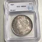 Morgan Dollar 1921 ICG MS64 $1 Silver Coin