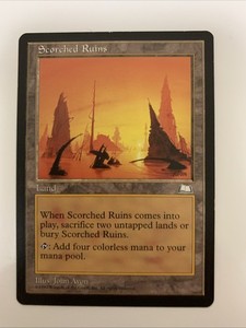 焦土/Scorched Ruins 英語一枚 Mtg Scorched Ruins | eBay