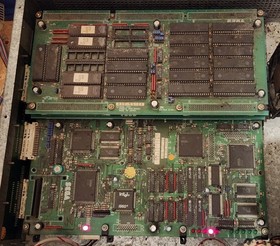 Daytona USA Sega Model 2 Arcade CPU Video ROM PCB Lot - PARTS / REPAIR