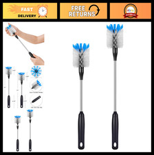 Stainless Steel Bottle Brush Set - 2 Pack Long Handle Cleaning Tool for Mugs, Fl