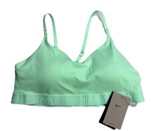 Nike Women's Indy Light- Low Support Padded Adjustable Sports Bra -Green, XL NWT