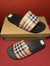 Burberry Mens/Womens Slides Size 9 Brand New with Box Never Worn