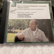 JEAN-PIERRE RAMPAL: CONCERTOS BAROQUES ITALIENS POUR FLUTE, 1992 ERATO MHS CD