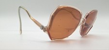 Vintage Pathways Brown Translucent Oval Sunglasses FRAMES ONLY USA