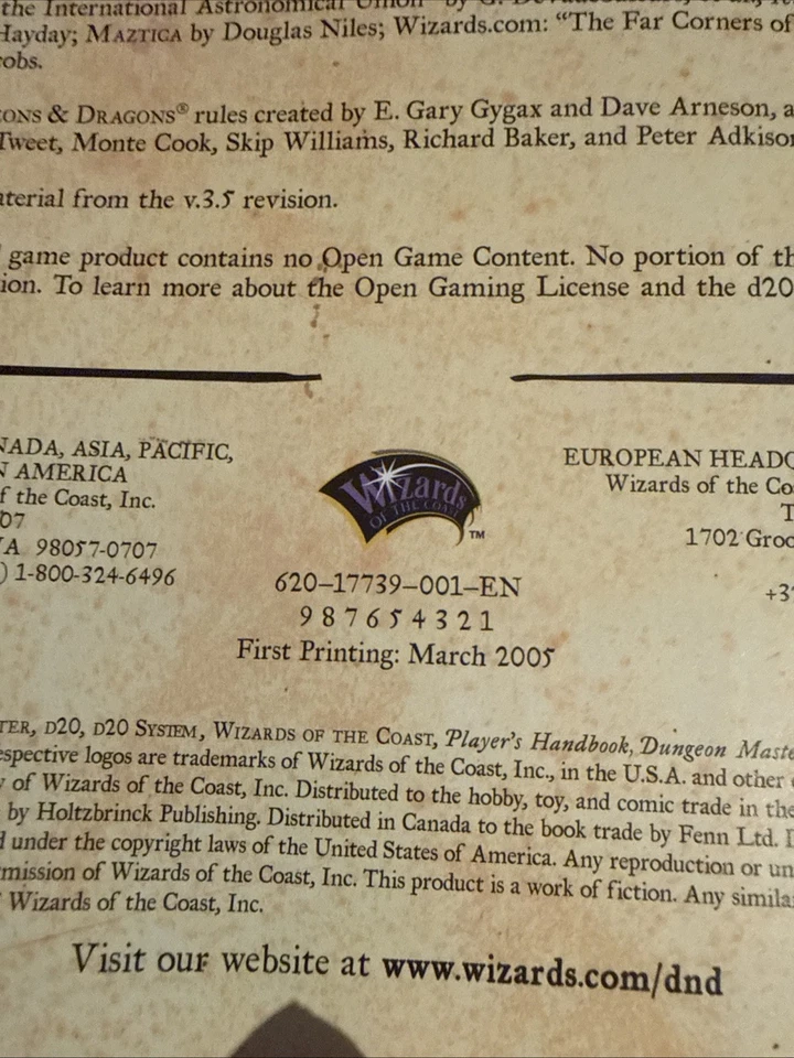 Dungeons & Dragons Sandstorm con mapa V3.5 edición Wizards primera impresión 2005 Foto 4 de 4