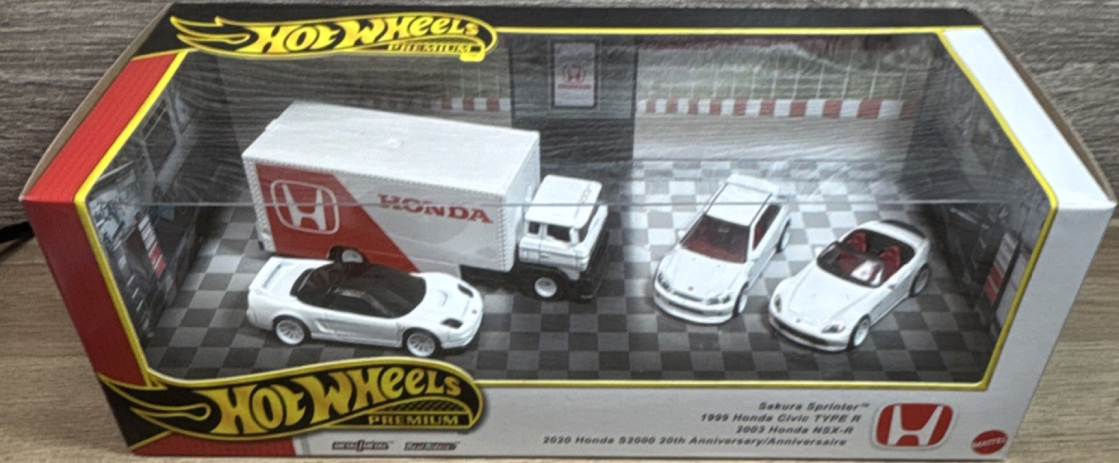 Hot Wheels 1:64 Honda Sakura Sprinter Civic Type R NSX-R S2000 Diecast Set