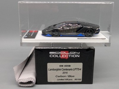 Eidolon Make Up 1:43 Lamborghini Centenario LP770-4 2016 Carbon Blue 80/100 OVP