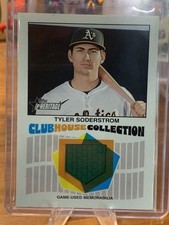 Tyler Soderstrom 2026 Topps Heritage #CCR-TSO Clubhouse Collection Relic