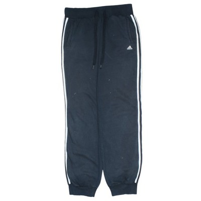 Adidas Damen Jogginghose schwarz Größe 10 Essentials Logo Streifen