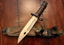 1st generation (1 of 1,200) M9 Bayonet Buck/Phrobis model 188, with sheath