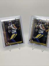 Matthew Stafford 2025 Topps Chrome Pulsar Refractor And Base Buyback #169 Rams