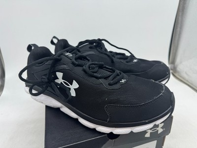 Under Armour Charged Assert 9 Sneakers Mens Black Training Shoes - 12 EXTRA WIDE