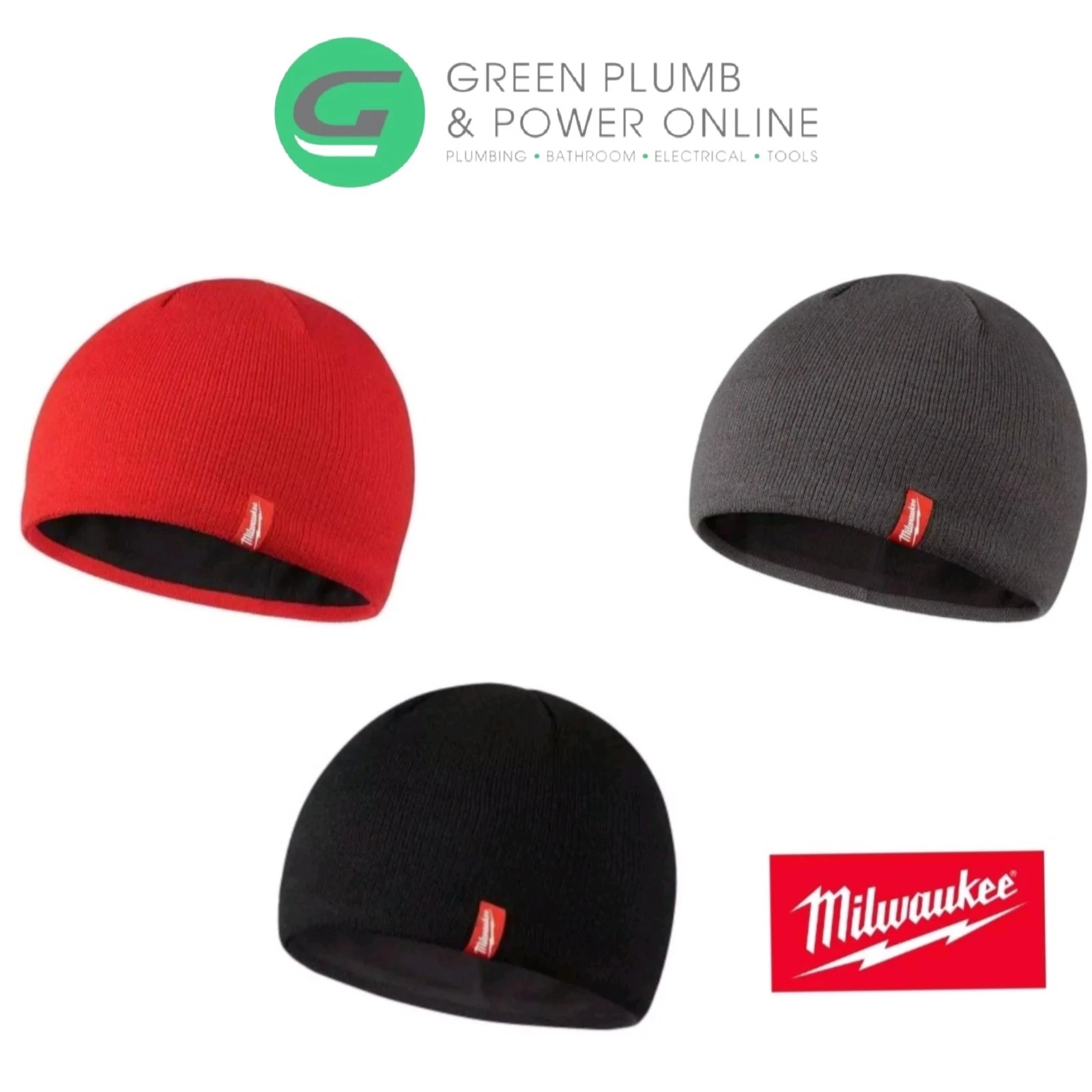 Milwaukee Insulated Beanie Hats Fleece Lined For Cold Enviroments