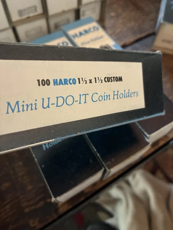 Half Dollars NOS 400x Harco Blue Ribbon coin holders quarters nickels - Image 4 of 4