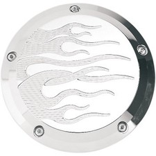 1999-2019 Harley-Davidson FX FL Chrome Flame Derby Cover Made in USA