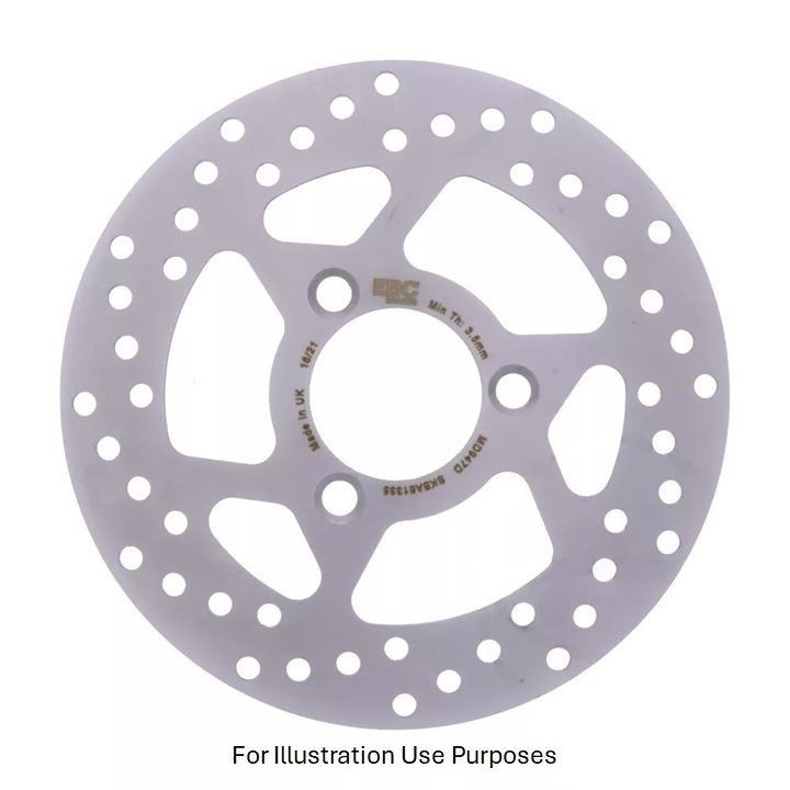 EBC Scooter Solid Front Brake Disc Front Left for Peugeot Elyseo 100 2003