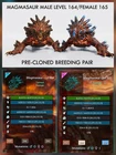 MAGMASAUR CLONED-  Genesis - New Dino - Ark Ascended PVE Official Crossplay