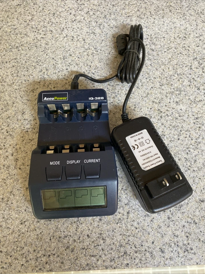 IQ-328 AA & AAA Smart LCD Battery Charger / Tester / Analyser - Image 3 of 4