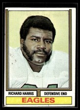 1974 Topps Richard Harris Rookie Philadelphia Eagles #216