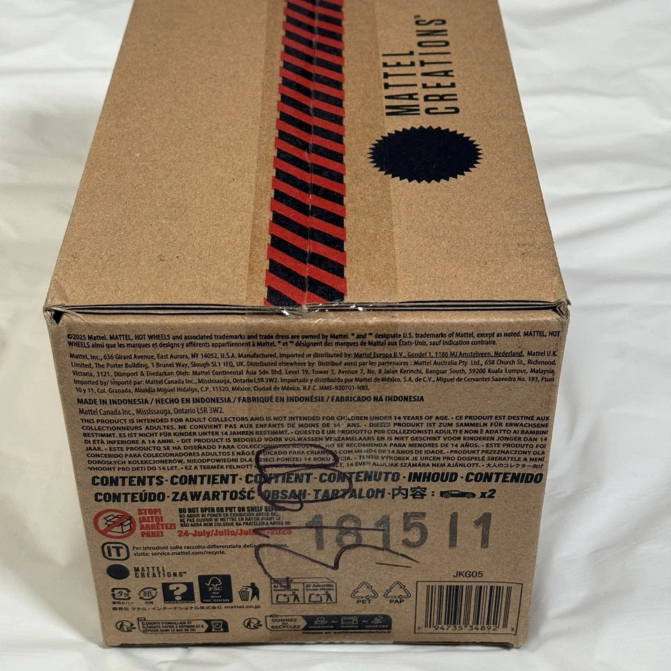 SEALED Hot Wheels Collectors Back to the Future 40th Anniversary Set SDCC 2025 - Image 4 of 4