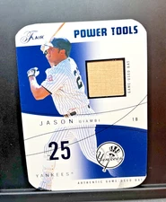 2004 Flair Power Tools Blue Die-Cut Jason Giambi #PT-JG - FREE SHIPPING