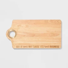 Tabitha Brown Wood Cutting Board "Cut It Your Way Cause Its Your