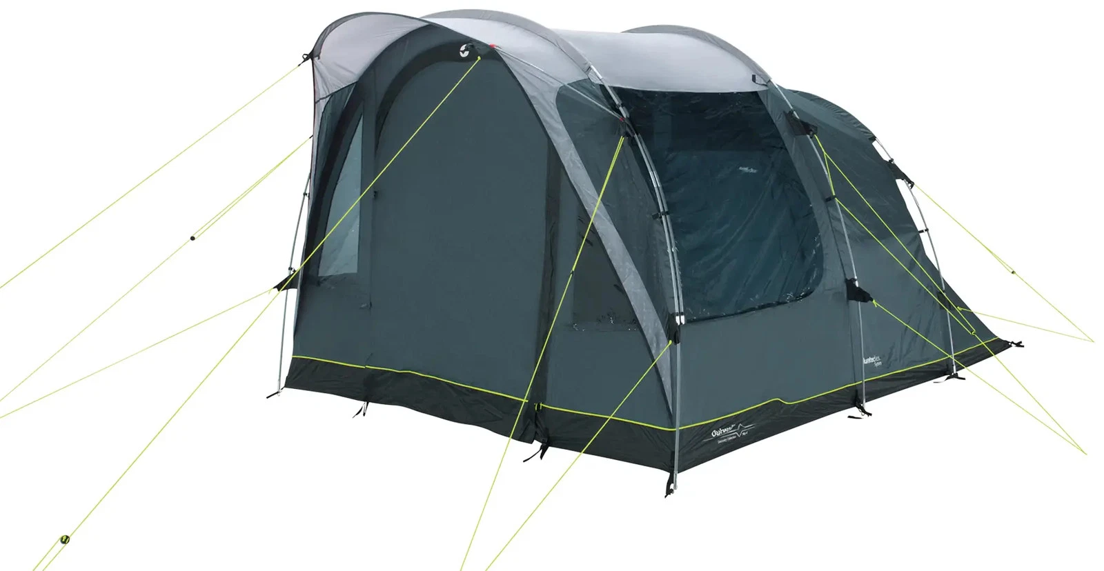 Outwell Sky 4 Tent - 4 Person Poled Family Camping Tent