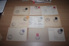 Besatzungzonen - 22 Ganzsachen/Postkarten Sonderstempel