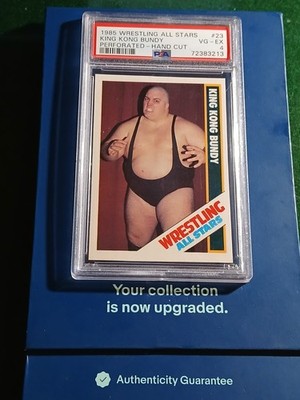 1985 Wrestling All Stars #23 King Kong Bundy (PSA 4 Very Good