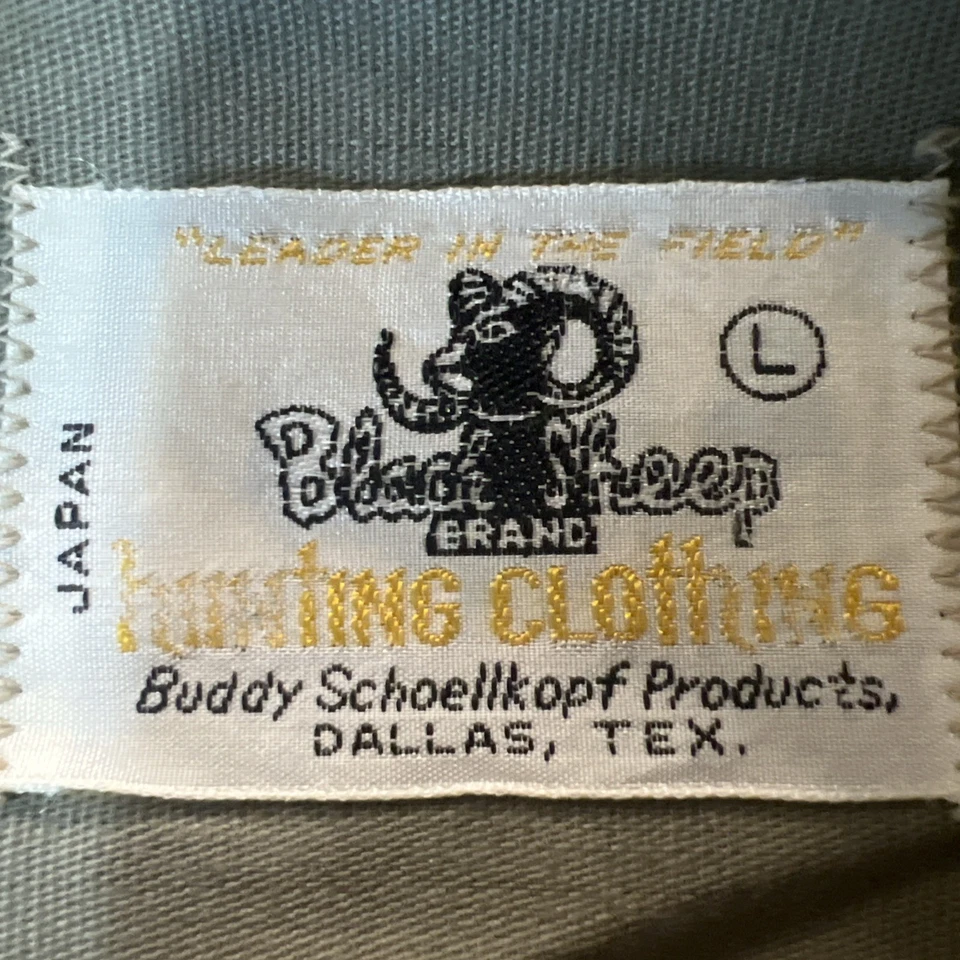 Black Sheep Hunting Vest Size L Green Trap Shooting Skeet VTG *SEE DAMAGE* - Image 3 of 4