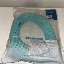 Cable Matters 120007–50M-Us Lc to Lc OM3 Multimode Duplex Fiber Optic Cable 