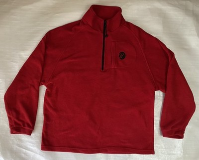 Bally Total Fitness Women's Red Pullover Hoodie Size Medium Athletic