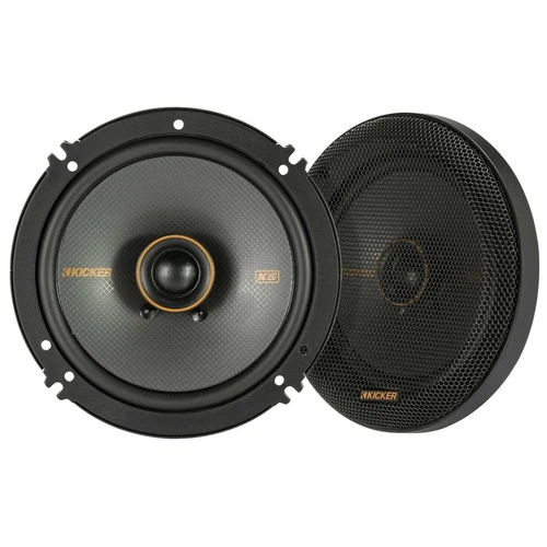 Kicker 51KSC6504 KS-Series 6.5" Coaxial Speakers with .75" tweeters, 4-Ohm, Pair - Picture 1 of 7