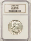 1956 FRANKLIN HALF DOLLAR - NGC MS-64 FBL, FRESH! SUPER PREMIUM QUALITY!