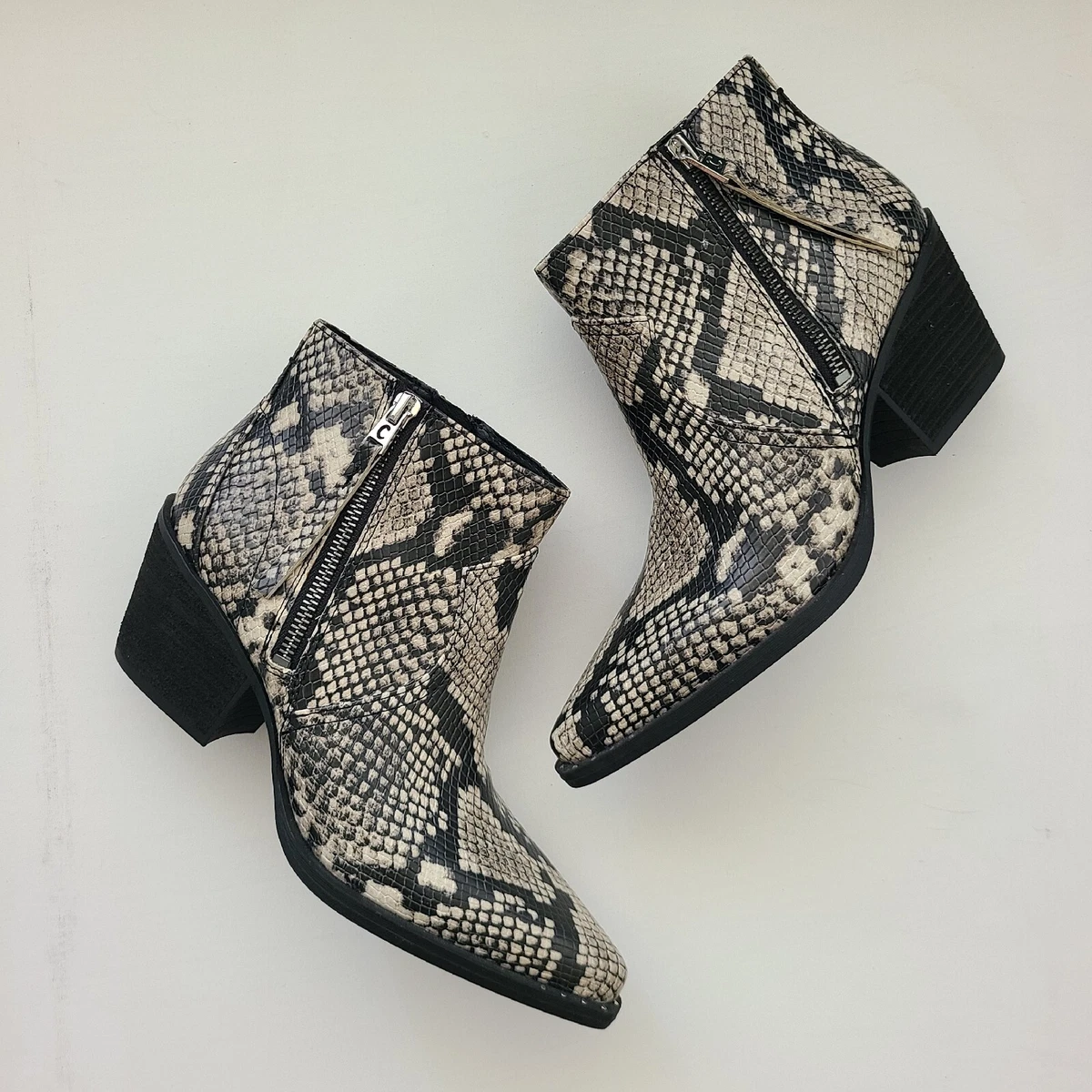 Sam edelman snakeskin clearance booties