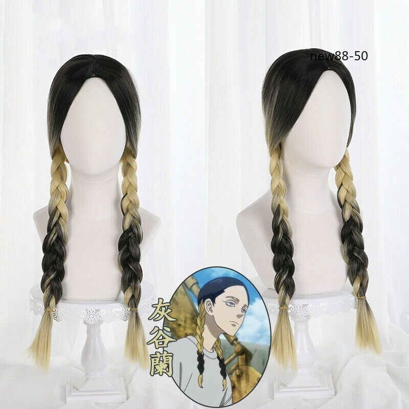 Peluca completa cosplay diario Tokyo Revenger Haitani Ran Hai de anime mancha en stock