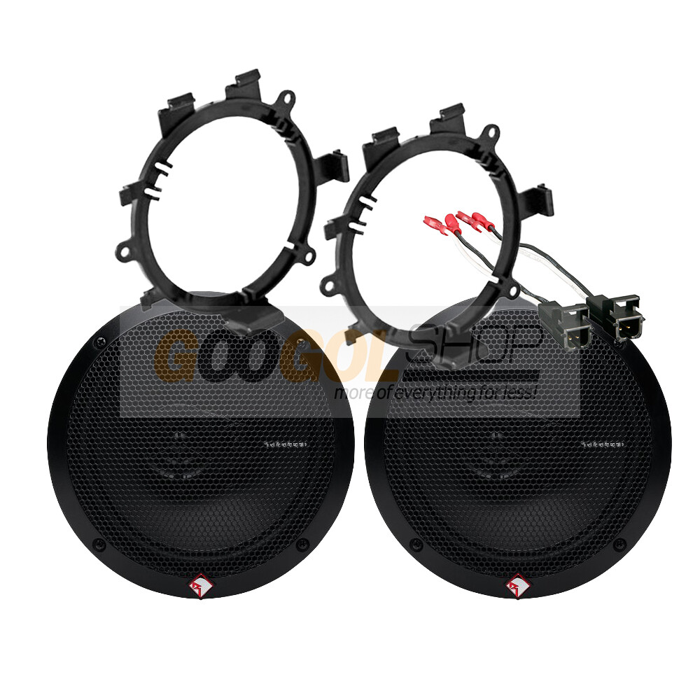 Rockford Fosgate R165X3 Truck Front Door Speakers w/Install Kit for 1995-up GM