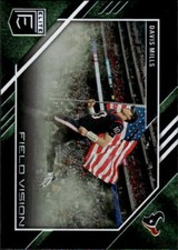 2023 Donruss Elite Davis Mills #FV-7 Field Vision Green Houston Texans 11O