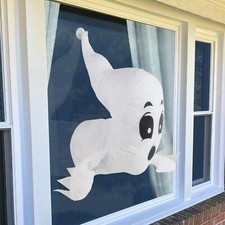 Window Crasher Ghost Halloween Decoration Flying Hanging Outdoor Yard Party Prop