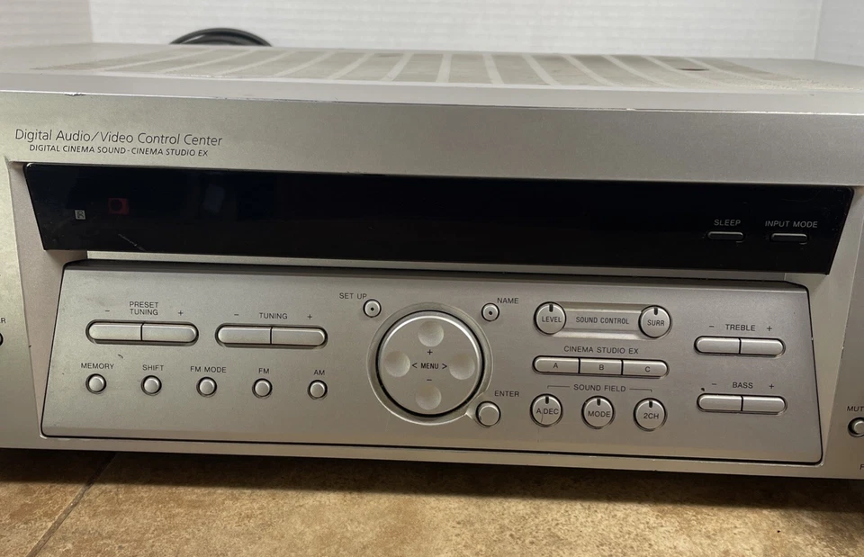 VTG Sony STR-K740P Digital Audio Video Control Center Silver TEST/WORK VERY GOOD - Image 3 of 4