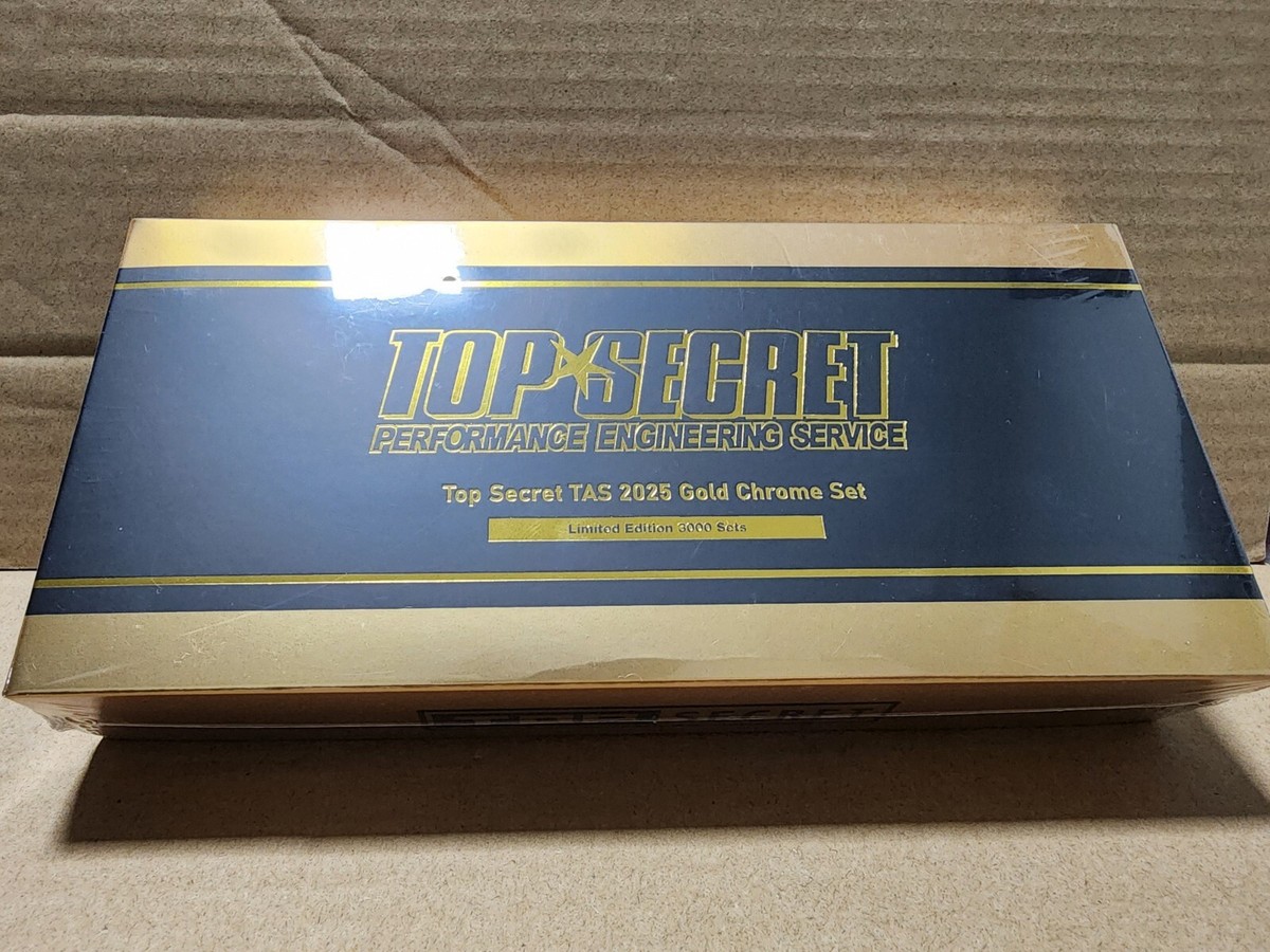 Top Secret MiniGT TAS 2025 Gold Chrome Box Set Silvia Supra