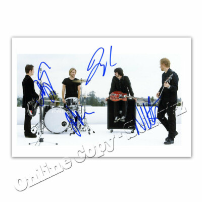 Foo Fighters   Dave Grohl, Pat Smear, Taylor Hawkins, Chris Shiflett - Autogramm
