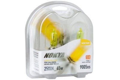 NOKYA Halogen Light Bulbs 9005XS Hyper Yellow 2500K 65W