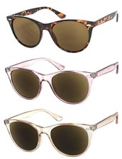 Cat Eye Brown Lens Not Bifcoal Sun Reader Reading Sunglasses UV400