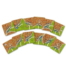 Carcassonne - The Drawbridges / Die Zugbrucken Expansion (New Art) - NEW