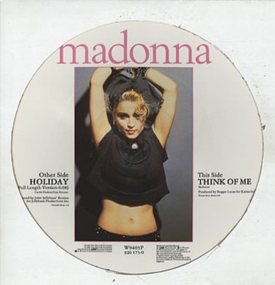 Madonna Holiday Original 1983 RARE PICTURE DISC Uk 12